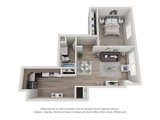 Floorplan - Eagle Creek Apartments