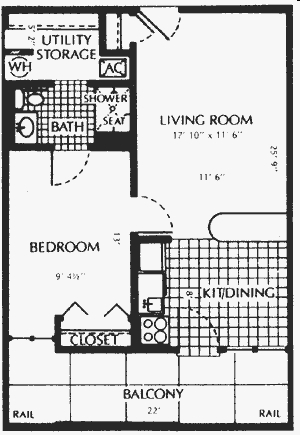 1BR/1BA - The Atrium and Cottages at Lutheran Village