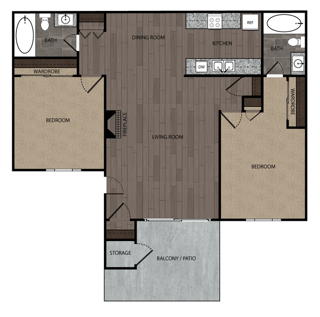 Floorplan - Sierra Oaks North Apartments