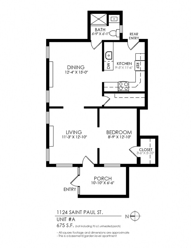 Floorplan - 1124 N. St. Paul Street