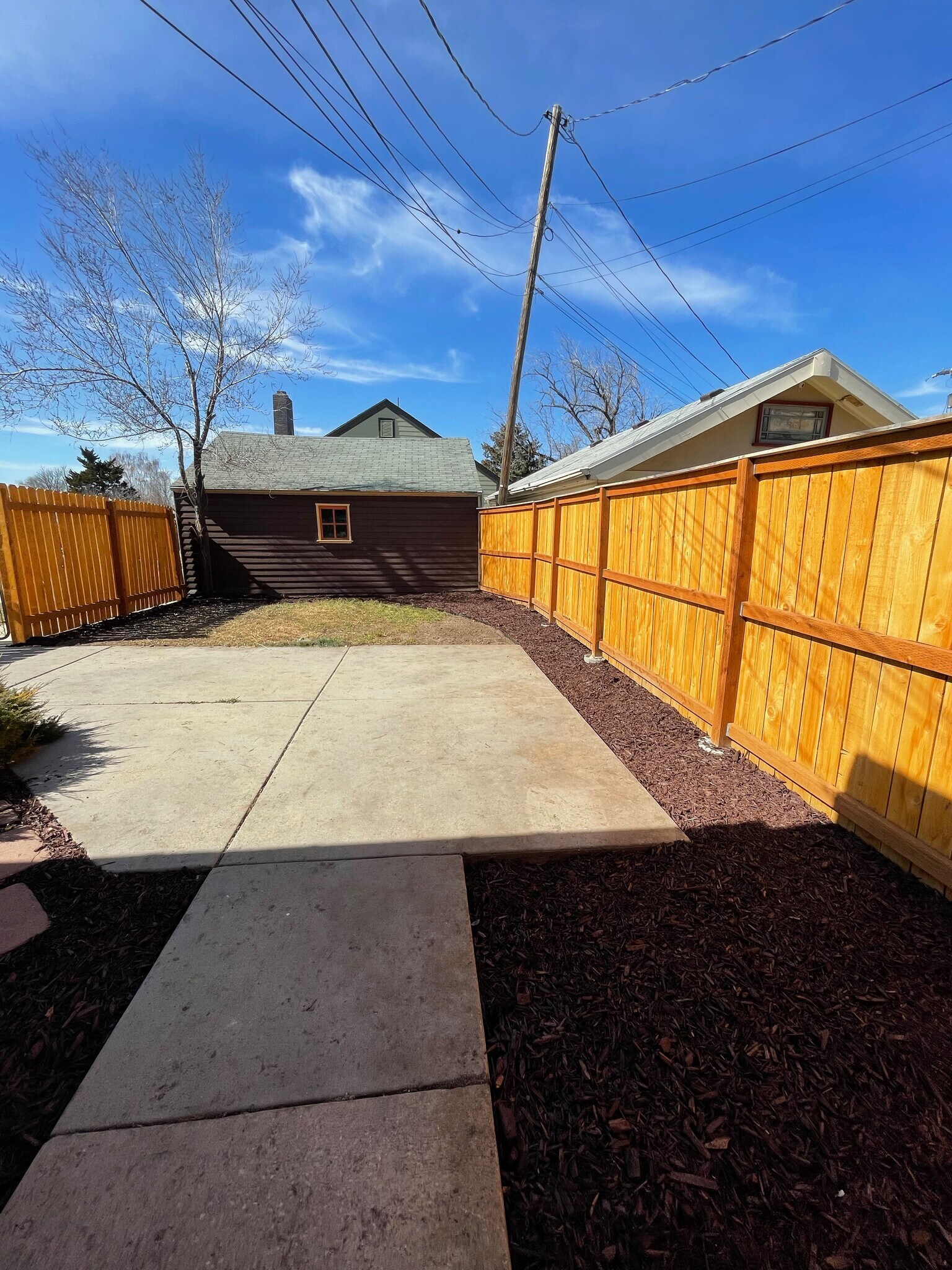 Back Yard- Not shared - 1581 E Downington Ave