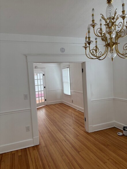 Newly finished Hardwood floors, living room - 103 S Osceola Ave