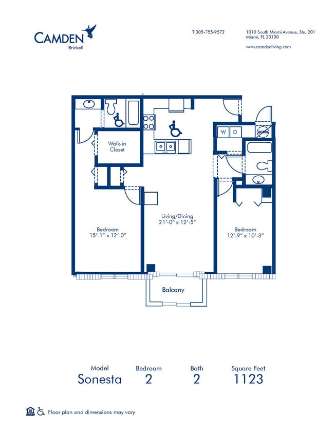 Floorplan - Camden Brickell