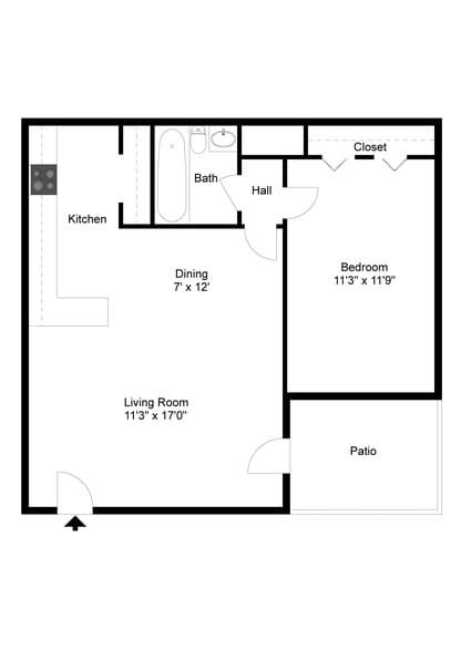 Interior Photo - Spanish Trace Apartments