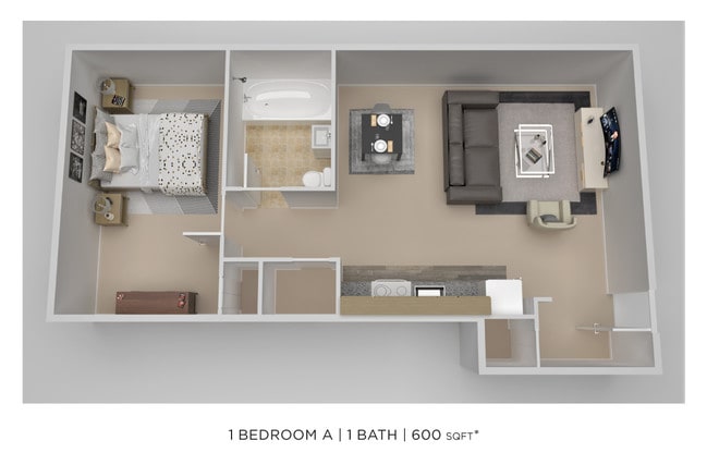 Floorplan - South Street Apartment Homes