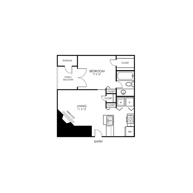 Floorplan - Knowlton Apartment Homes