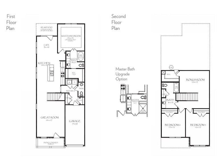 Floor Plans with Room Sizes - 1608 Hampshire Plz