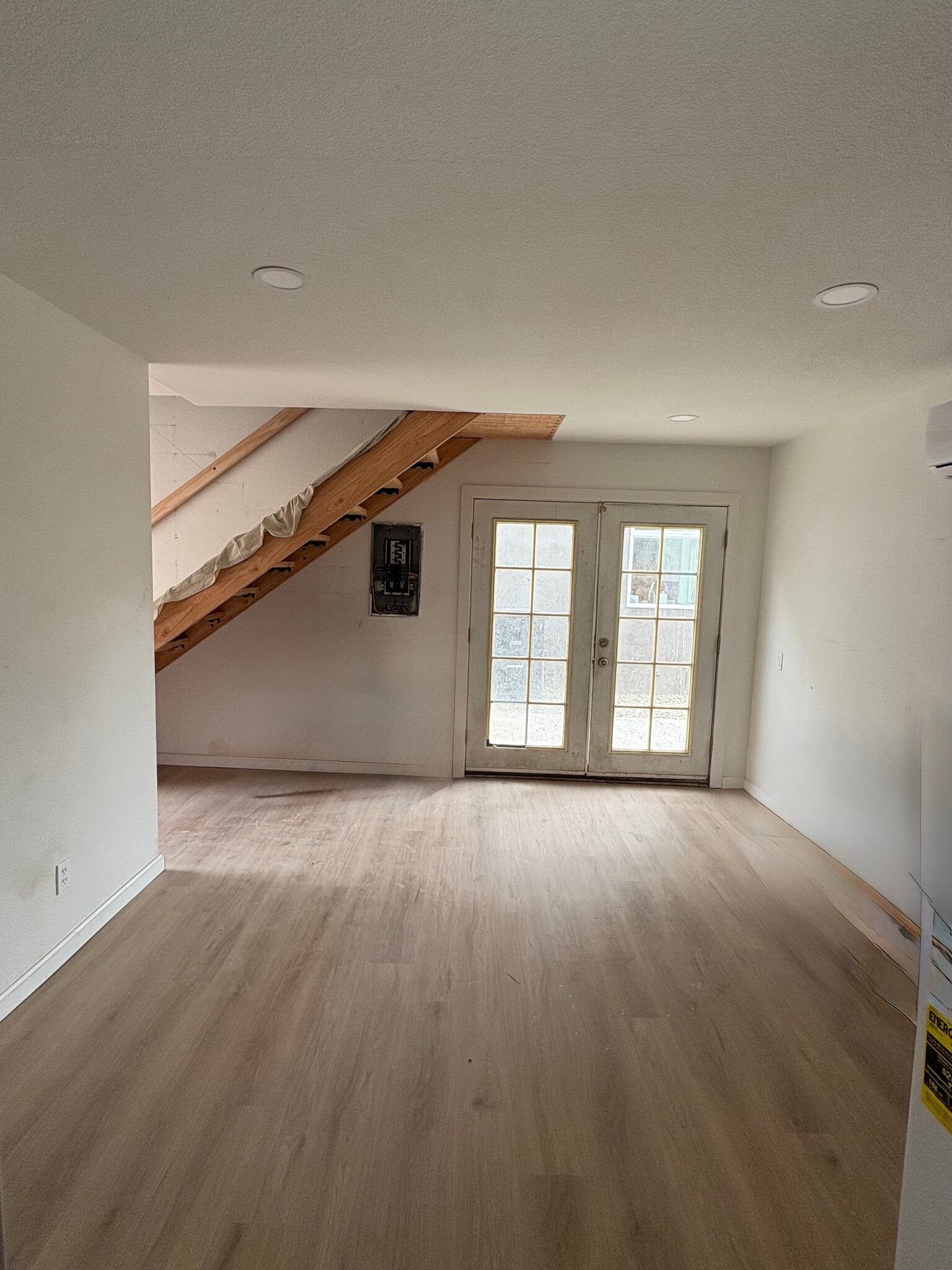 Stairs to bedrooms in Unit #B - 214 Kimble St