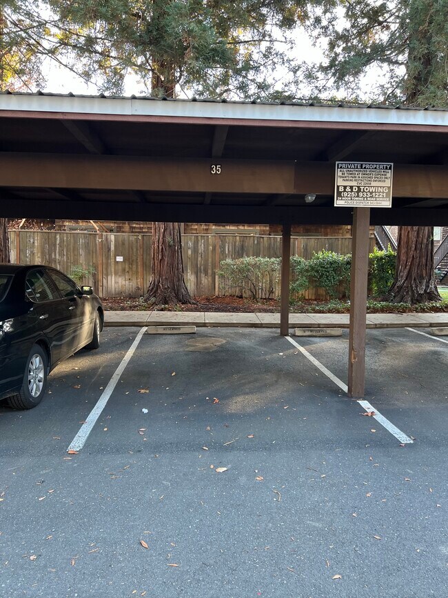 Dedicated covered carport - 1177 Honey Trl