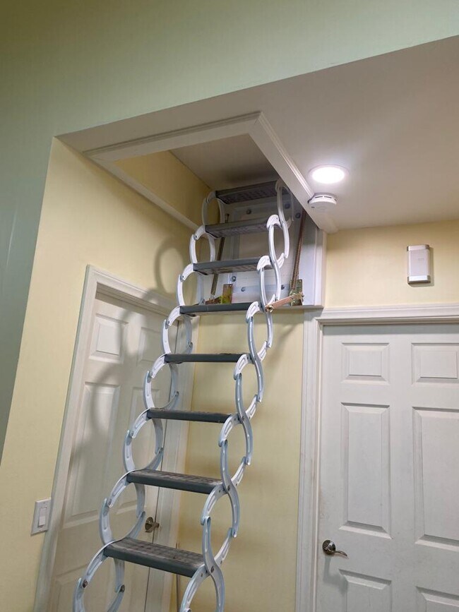 Ladder to enter Den - 23735 Vanowen St