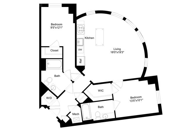 Floorplan - The Swift at Petworth Metro