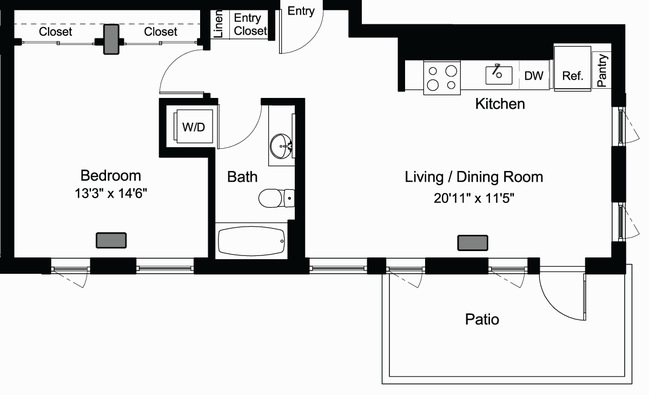 Floorplan - Chloe on Madison