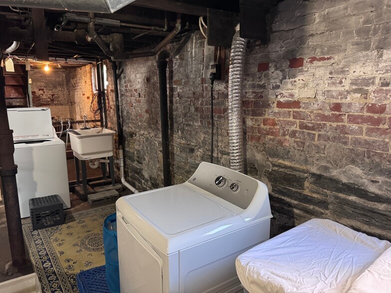 Basement laundry - 104 Hancock St