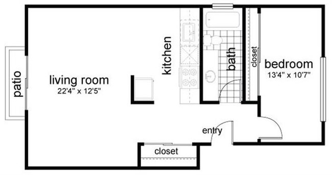 Floorplan - Villa d'Shirl-Lee Apartments