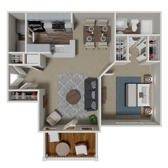 Floorplan - Crestmark Apartment Homes