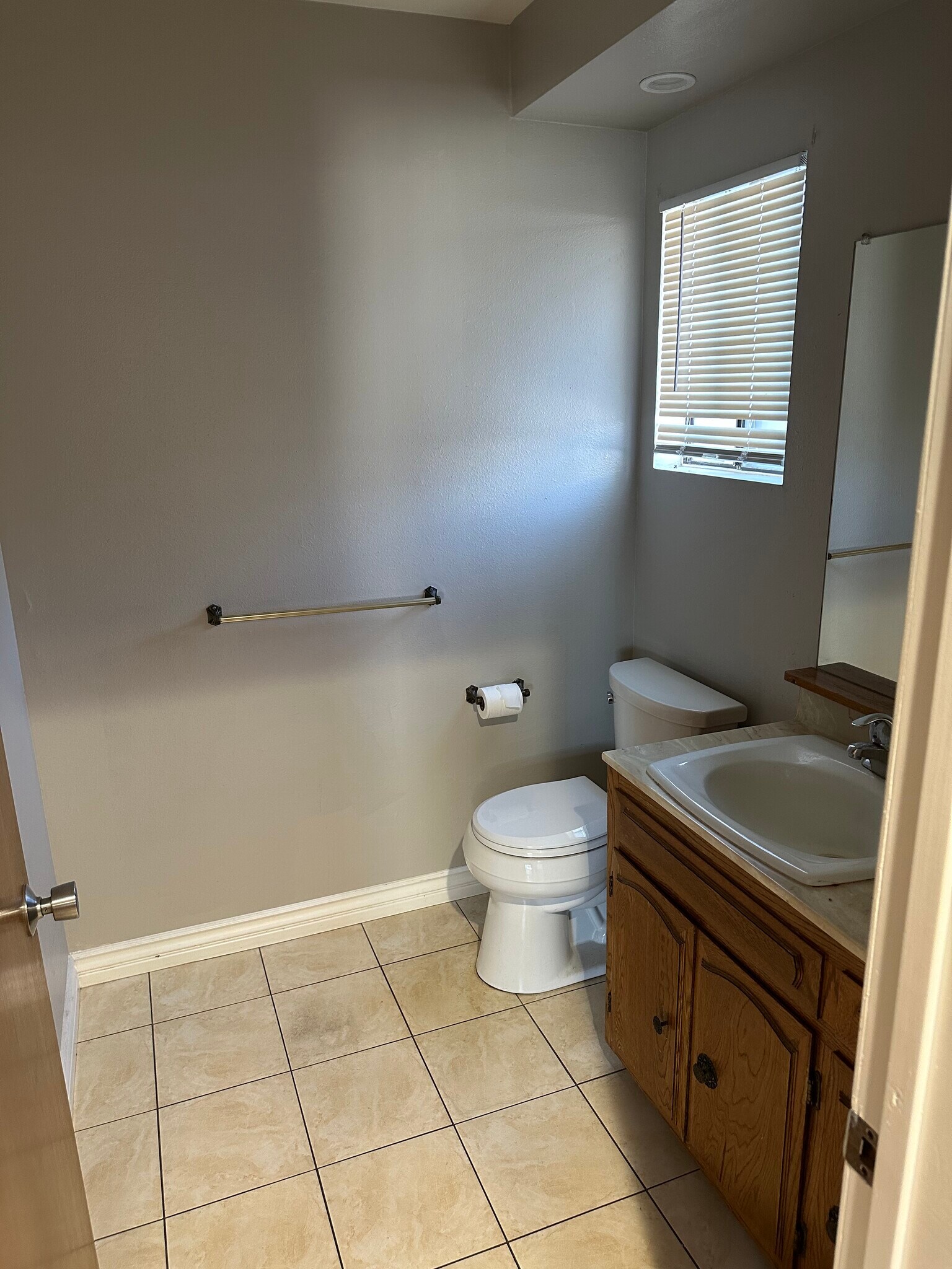 Half bath downstairs - 17632 Los Alimos St