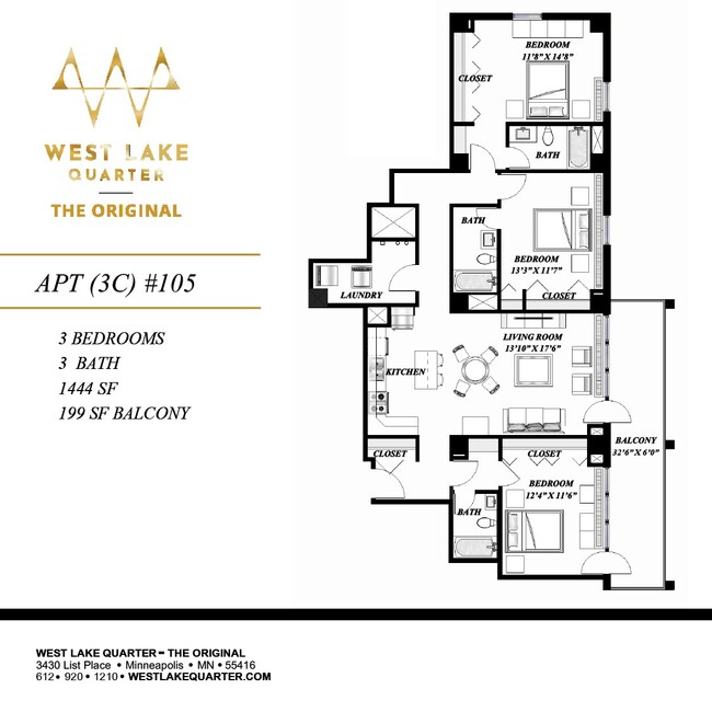 Floorplan - The Original at West Lake Quarter