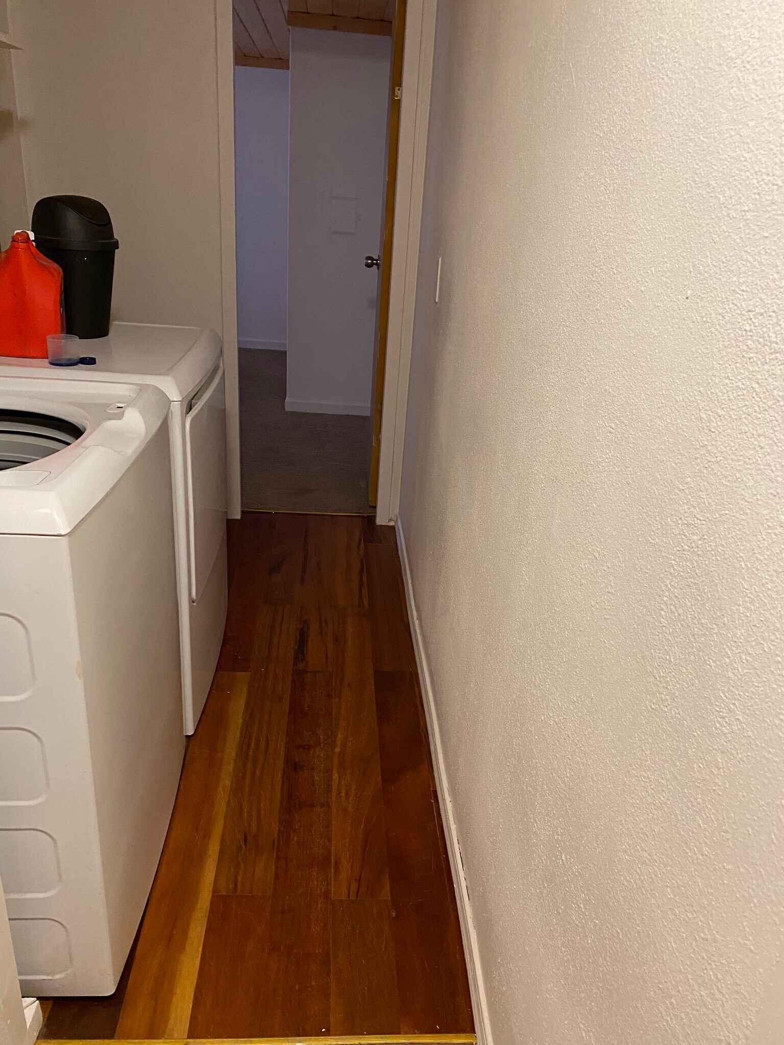 Hallway and Washer/Dryer - 808 N Easy St