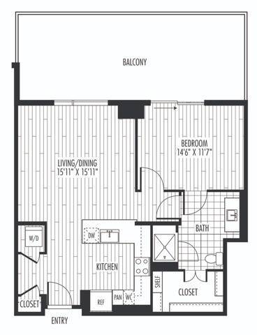 A2 Floor Plan - The Residences at La Colombe d'Or