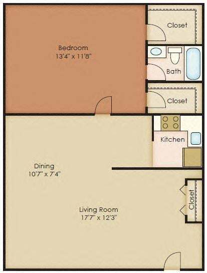 Floorplan - Walker Mill Apartments