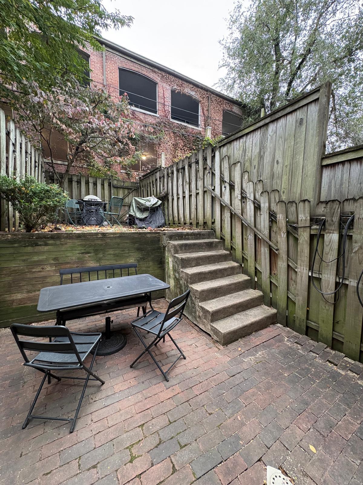 Lower Private Patio - 1674 Kalorama Rd NW
