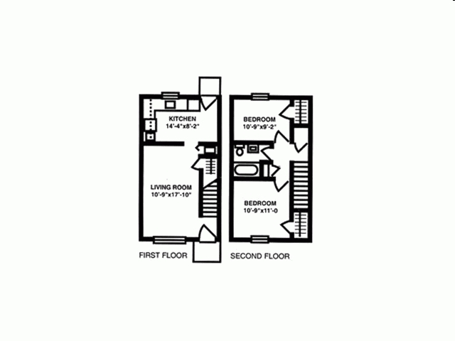 2BR/1BA - The Arbors