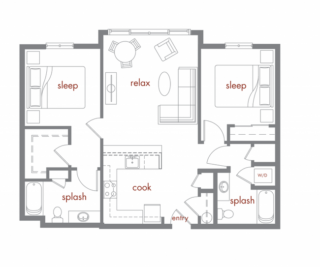 Floorplan - Tivalli Apartments