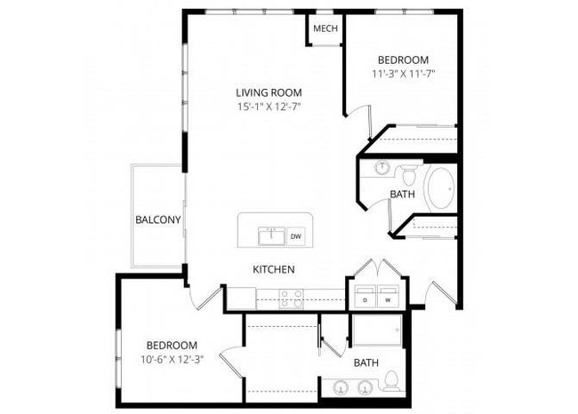 Floorplan - 4800 Excelsior