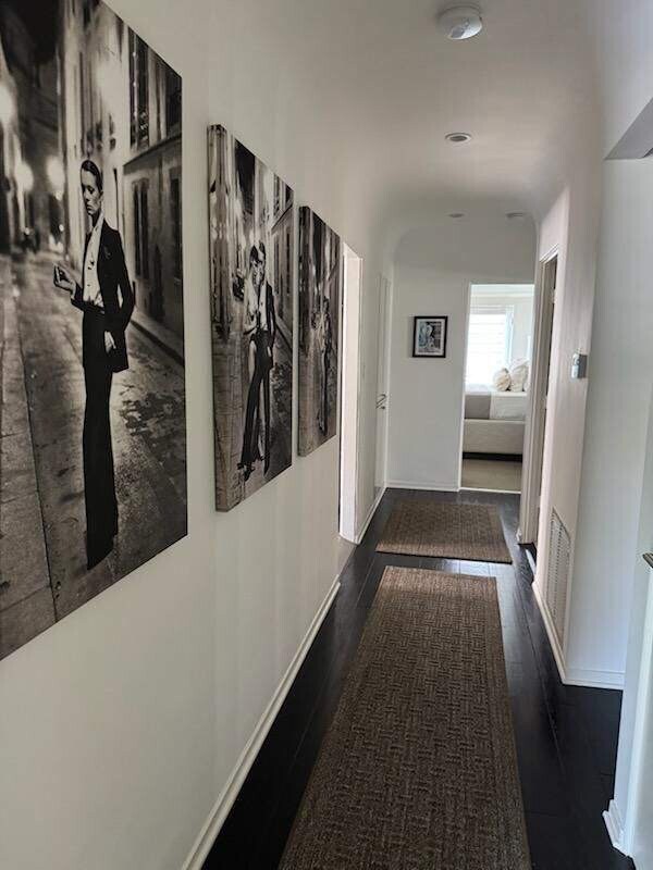 Hallway sample decorated view - leading to Guest Bedroom #1 - 7930 W 4th St