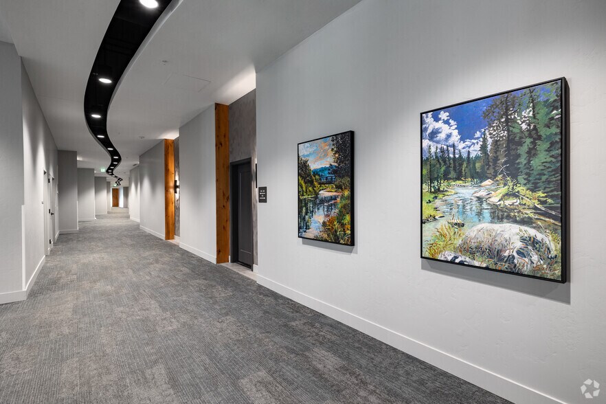 Wide Hallways - The Boardwalk Apartments