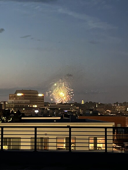 Enjoy Portland's amazing fireworks display from your private deck. - 387 Commercial St