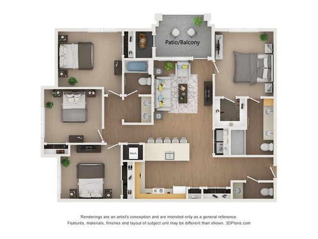 Floorplan - Hobson Flats