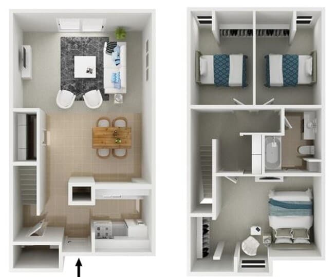 Floorplan - Townhomes @East 32nd