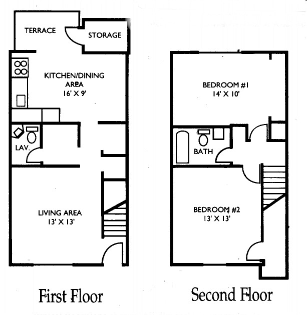 2BR/1.5BA - The Glen at White Pines