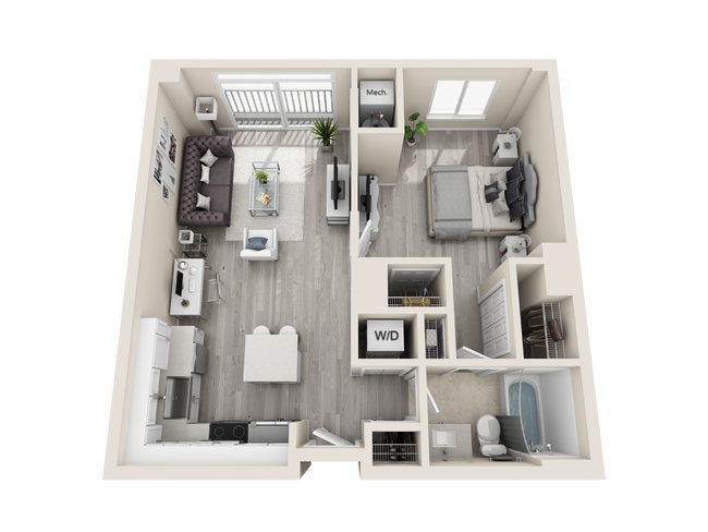 Floorplan - The Cosmopolitan Apartments