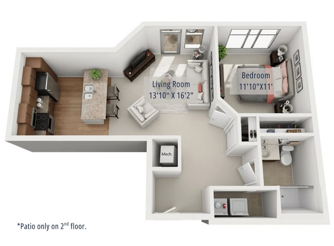 Floorplan - The Enclave Luxury Apartments