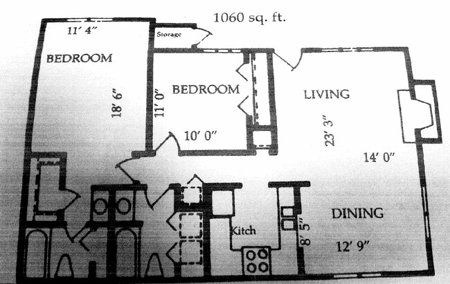 Floorplan - Turtle Cove Apartments