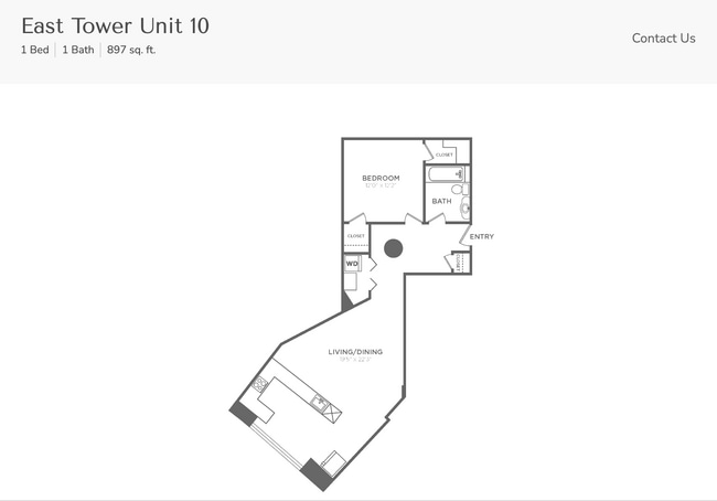 Floorplan - Residences at 1 Brown