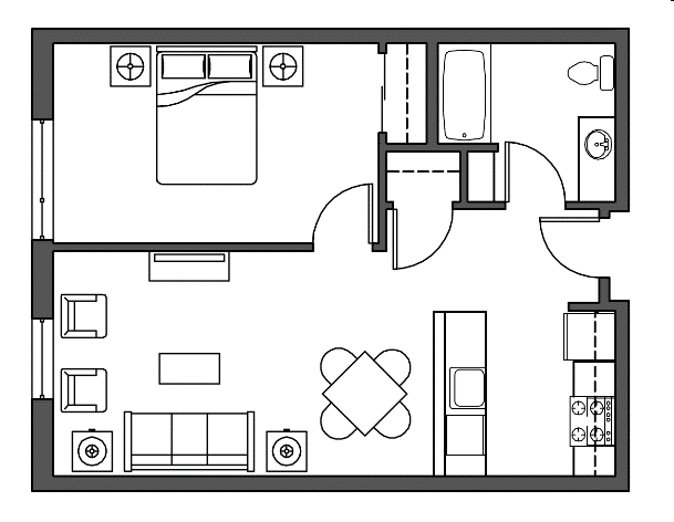 1BR/1BA - Gray's Landing