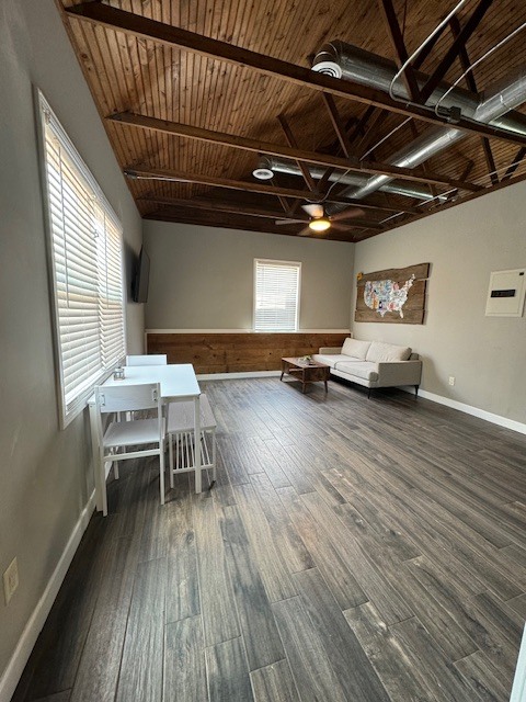 Dining table and living space - 729 Highway 314