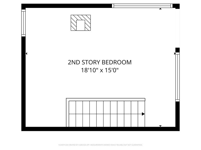 2nd Floor Bedroom- with Dimensions - 3210 Geronimo Ave