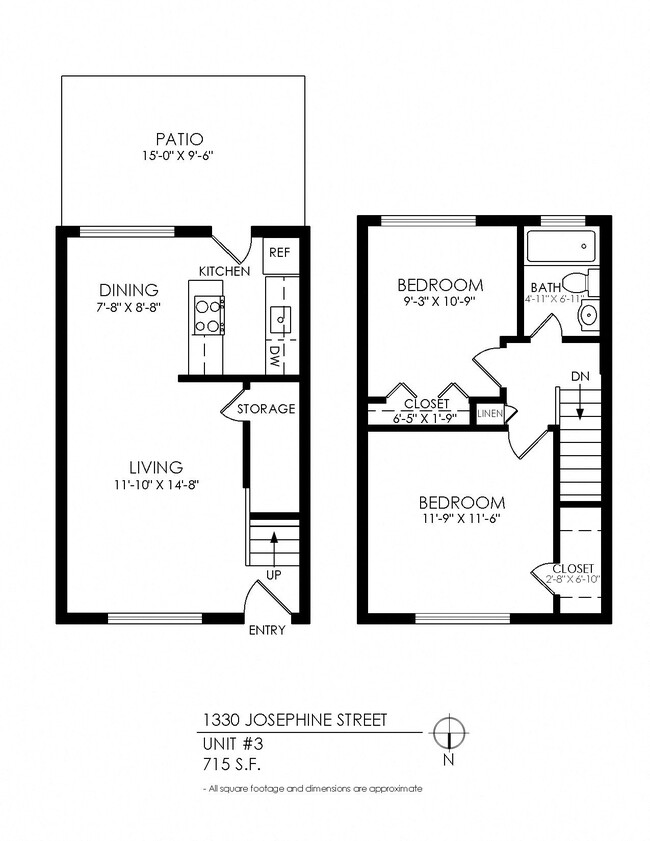 Floorplan - 1330 Josephine Street