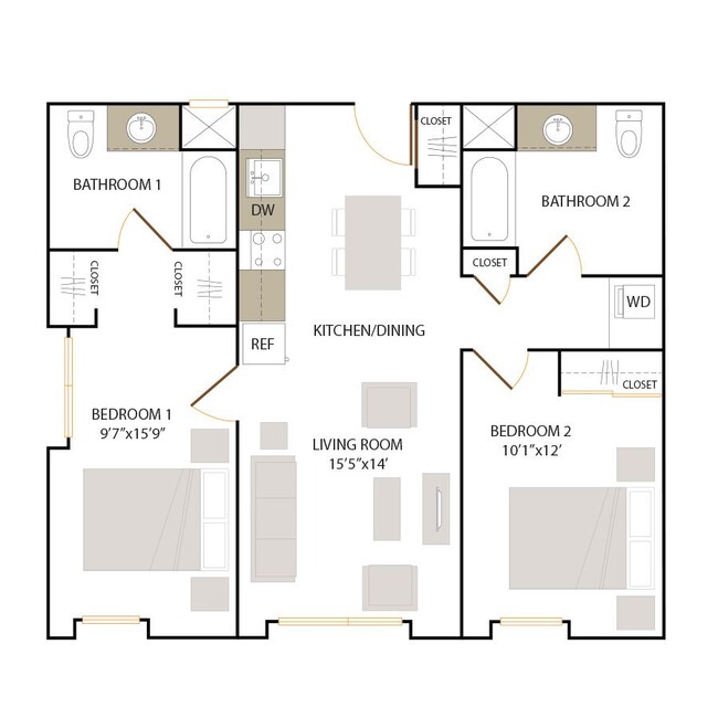 Floorplan - The Union Flats