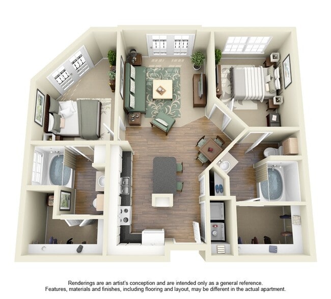 Floorplan - Villas at Katy Trail Apartments