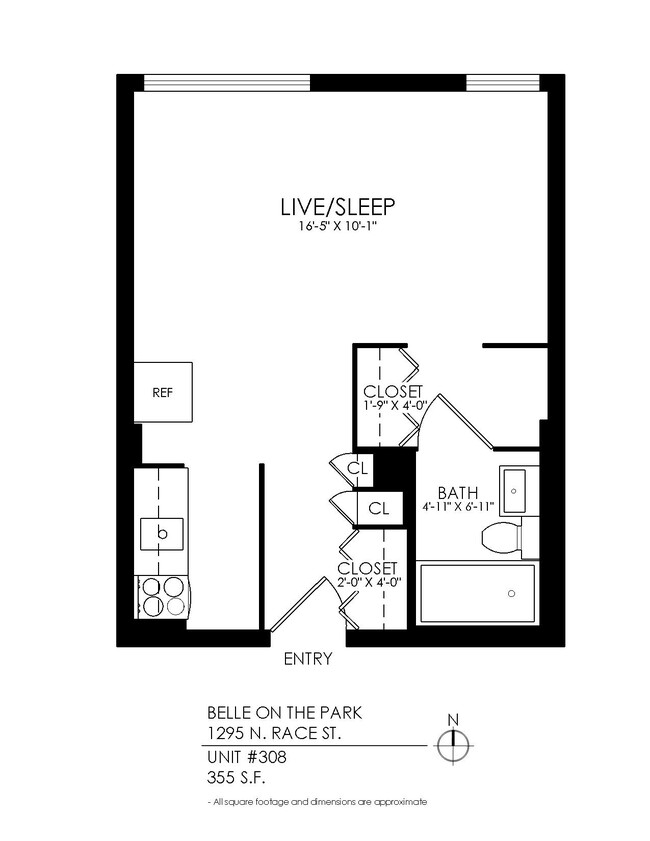 Floorplan - Belle on the Park