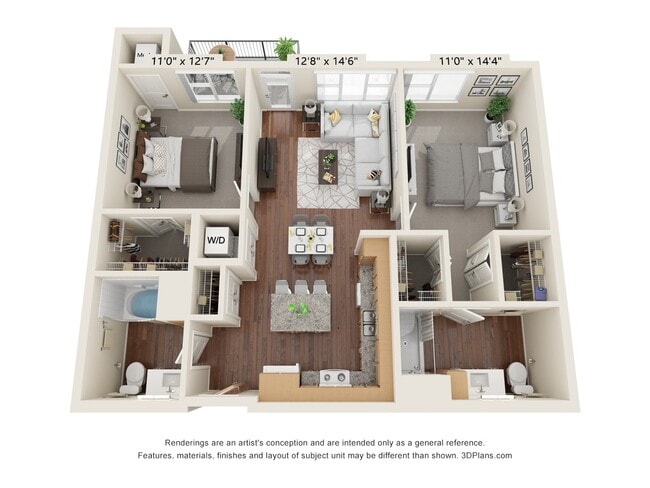 Floorplan - The Oasis at Twin Lakes