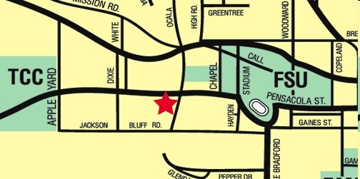 Location Map - Chartre Oaks Apartments