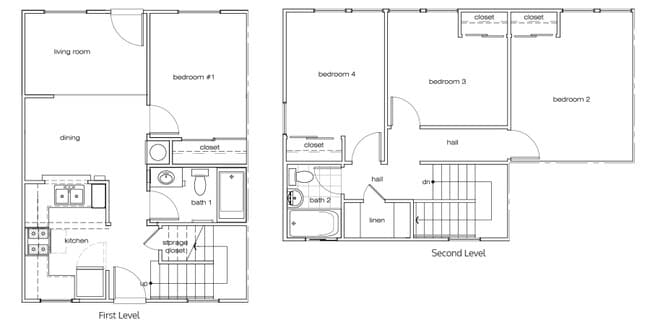 Floorplan - Jasmine Garden Apartments