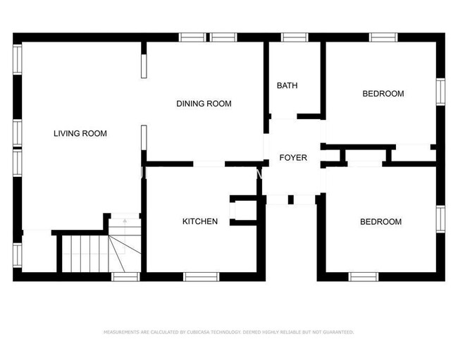 Building Photo - FREE GARAGE with remote 2 bed/1 bath top f...