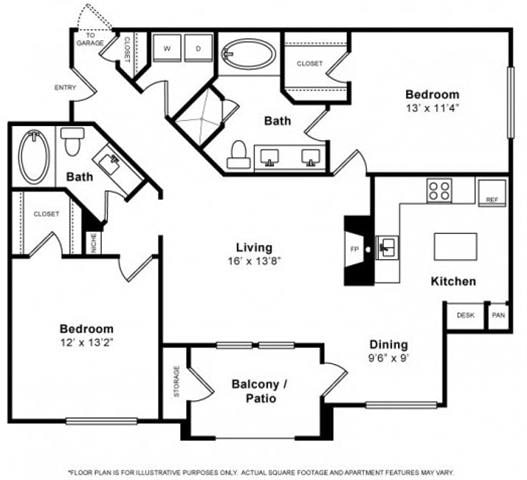 Floorplan - The Estates at Park Place